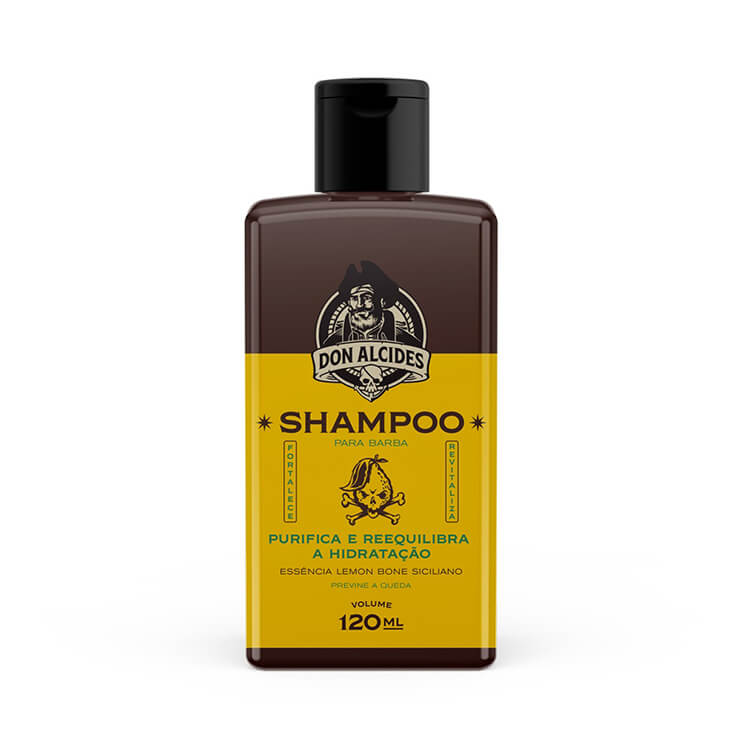 Shampoo para Barba Lemon Bone Don Alcides
